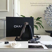 Fancybags Chanel Medium Chevron Lambskin Boy Bag Black A13044 VS09296 - 6