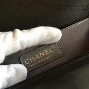 Fancybags Chanel Medium Chevron Lambskin Boy Bag Black A13044 VS09296 - 2