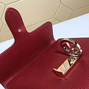 Fancybags Gucci GG Flap Shoulder Bag On Chain Red 5103032 - 4