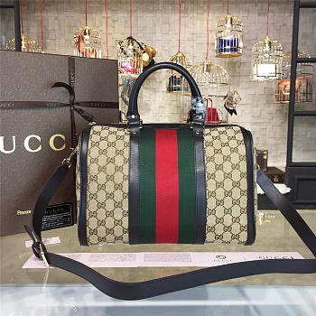 Fancybags Gucci gg supreme handle bag 2219
