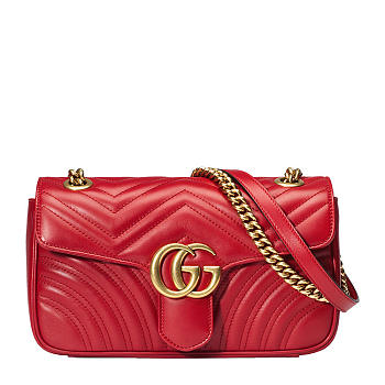Fancybags Gucci GG Marmont small matelassé shoulder bag Style ‎443497 DTDIT 6433