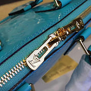 Fancybags Louis vuitton original monogram vernis leather alma BB blue - 4