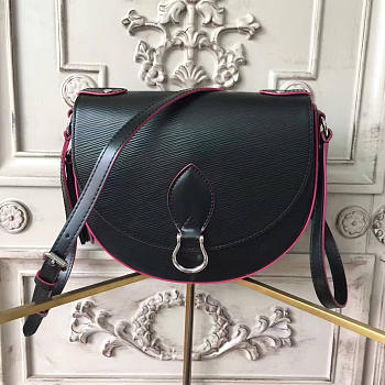 Fancybags louis vuitton original epi leather saint cloud bag m54155 black