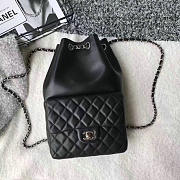 Fancybags Chanel Large Black Lambskin Backpack In Seoul Bag 010402 VS07736 - 1