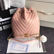 Fancybags Chanel Lambskin Drawstring Bag Pink A91885 VS06999 - 1