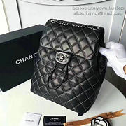 Fancybags Chanel Quilted Lambskin Backpack Black 170303 VS03923 - 4