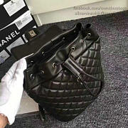 Fancybags Chanel Urban Spirit Quilted Lambskin Backpack Black Silver Hardware 170302 VS06576 - 6
