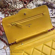 Fancybags Chanel Lambskin Mini Chain Purse Yellow A81024 VS00762 - 4