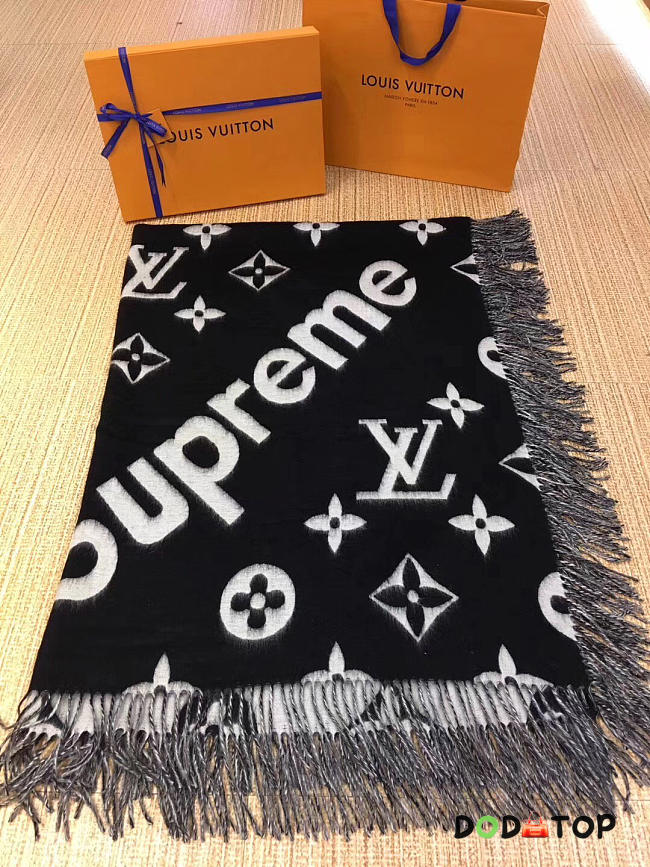 Fancybags Louis Vuitton Supreme Scarf black - 1