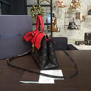 Fancybags louis vuitton original calfskin one handle bag m44125 red - 3