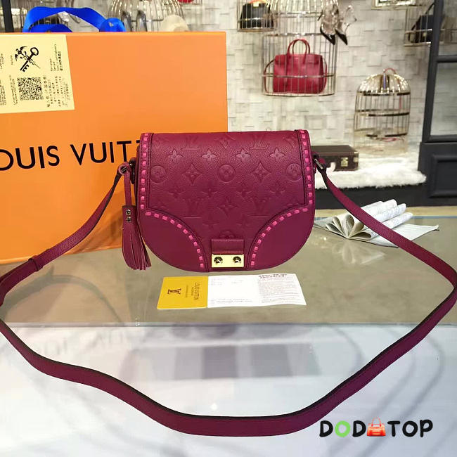 Fancybags louis vuitton original monogram empreinte leather junot M43144 bordeaux - 1