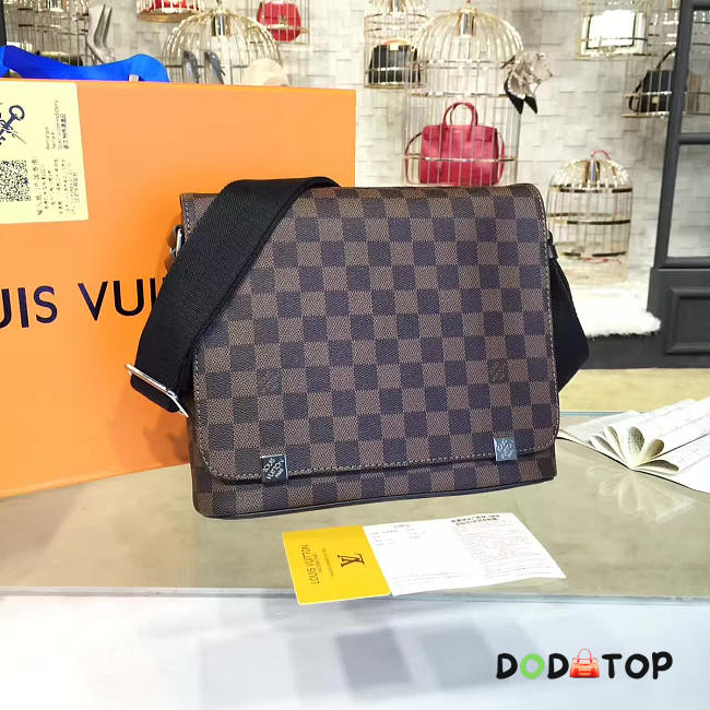 Fancybags Louis vuitton original damier ebene district messenger bag pm N41031 - 1