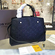 Fancybags  Louis vuitton original monogram empreinte montaigne mm M41048 black - 1