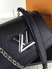 Fancybags louis vuitton top original epi leather twist pm M50323 black - 3