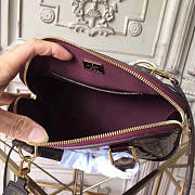 Fancybags  louis vuitton original vernis leather alma BB M54785 bordeaux - 6