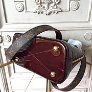 Fancybags  louis vuitton original vernis leather alma BB M54785 bordeaux - 5