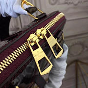 Fancybags  louis vuitton original vernis leather alma BB M54785 bordeaux - 4