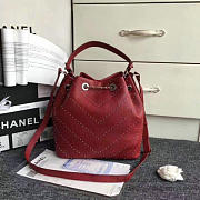 Fancybags Top Chanel Original Calfskin Bucket Bag Red A93597 VS04761 - 5
