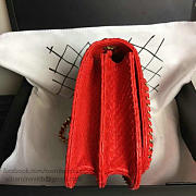 Fancybags Hot Chanel Snake Leather Flap Shoulder Bag Red A98774 VS03855 - 5