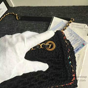 Fancybags Chanel Crochet Braid Flap Shoulder Bag Black A93680 VS09431 - 6