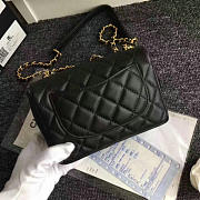 Fancybags Chanel Calfskin Camellia Waist Bag Black A91830 VS06486 - 2