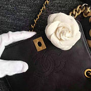 Fancybags Chanel Calfskin Camellia Waist Bag Black A91830 VS06486 - 5