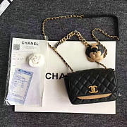 Fancybags Chanel Calfskin Camellia Waist Bag Black A91830 VS06486 - 6