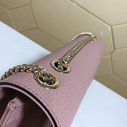Fancybags Gucci GG Flap Shoulder Bag On Chain Pink 510303 - 5