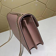 Fancybags Gucci GG Flap Shoulder Bag On Chain Pink 510303 - 4