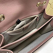 Fancybags Gucci GG Flap Shoulder Bag On Chain Pink 510303 - 2