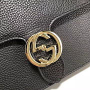 Fancybags Gucci GG Flap Shoulder Bag On Chain Black 510303 - 5