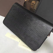 Fancybags Louis vuitton original epi leather zippy wallet M62304 black - 6