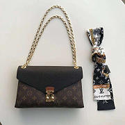 Fancybags Louis vuitton original monogram canvas pallas chain bag M41223 black - 1