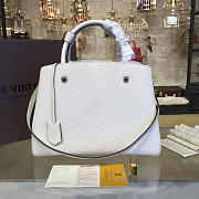 Fancybags Louis vuitton original monogram empreinte montaigne mm M41048 white - 1