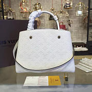 Fancybags Louis vuitton original monogram empreinte montaigne mm M41048 white - 4