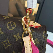 Fancybags Louis vuitton original monogram canvas cluny bb m42738 rose red - 6