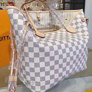 Fancybags Louis vuitton original damier azur neverfull mm n41361 beige - 4