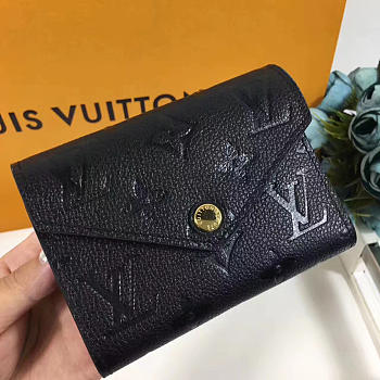 Fancybags Louis vuitton monogram empreinte victorine wallet M64061 black