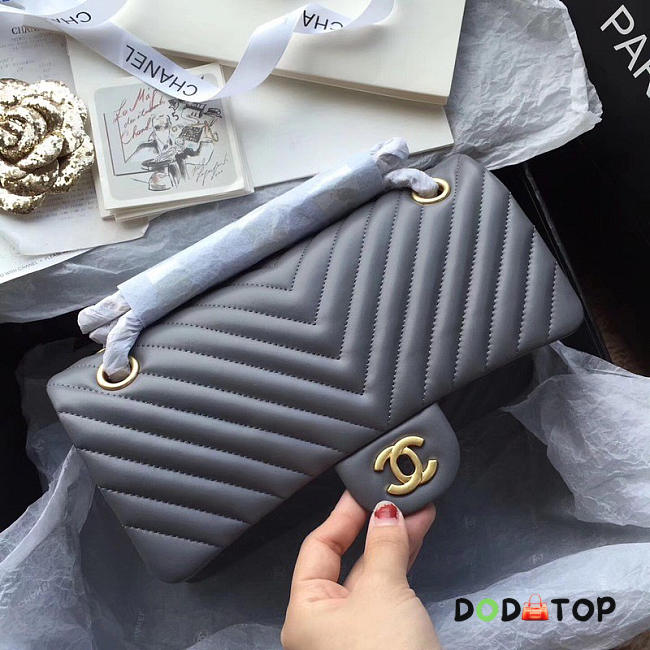Fancybags Chanel 11.12 Flap Bag Grey - 1