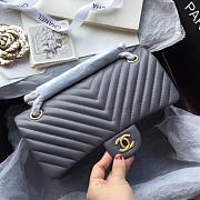 Fancybags Chanel 11.12 Flap Bag Grey - 3