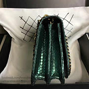 Fancybags Chanel Snake Leather Flap Shoulder Bag Green A98774 VS00273 - 6