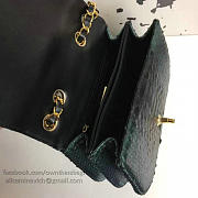 Fancybags Chanel Snake Leather Flap Shoulder Bag Green A98774 VS00273 - 2