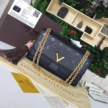 Fancybags Louis Vuitton calfskin very chain bag black