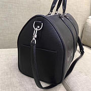 Fancybags  Louis vuitton original epi leahter supreme keepall bag 45 M41427 black - 4