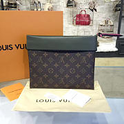 Fancybags  Louis vuitton original monogram pochette tuileries clutch M64034 khaki - 4