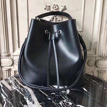 Fancybags louis vuitton original epi leather neonoe bag M54366 black