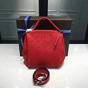 Fancybags louis vuitton original mahina leather babylone M51219 red - 2