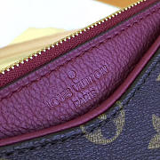 Fancybags Louis vuitton original monogram pallas clutch M41638 burgundy - 6