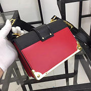 Fancybags Prada Cahier Bag 1BD045 Red - 4