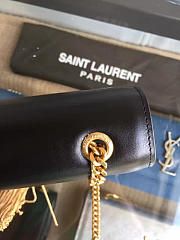 YSL KATE 99 WITH TASSEL BLACK LEATHER SIZE 24 CM - 4